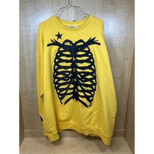 SKELETON Torso and Arms EMBROIDERED Thick Quality Crewneck Sweatshirt Adult 3XL